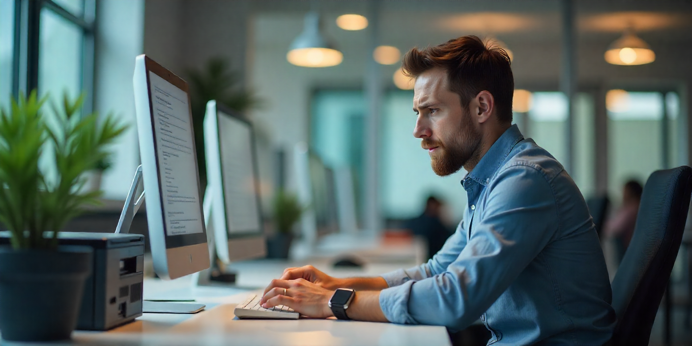 Clean print quality concept illustration