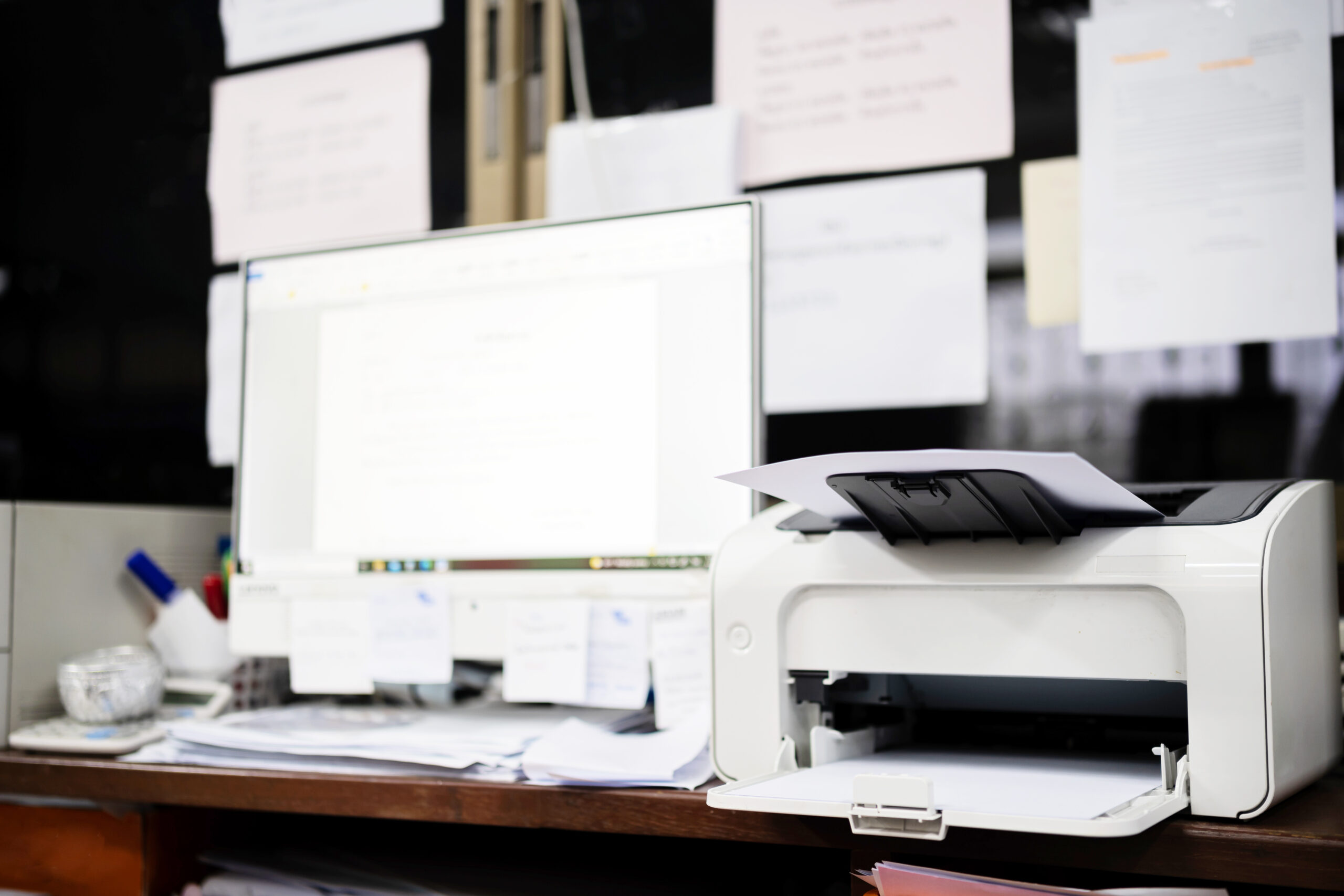 Clear stuck print jobs queue